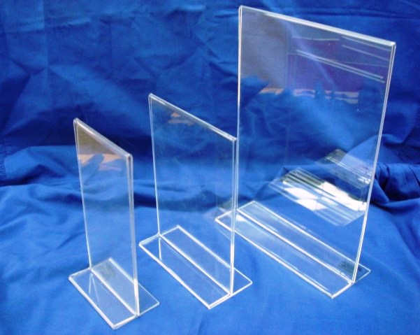 Mr Plastic Products: Menu Stands & Brochure Holders