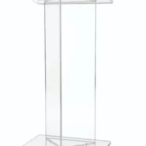 Clear Acrylic V-Shaped Podium